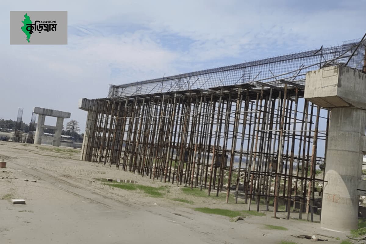 দুধকুমার নদীতে নির্মানাধীন সোনাহাট নতুন ব্রিজ